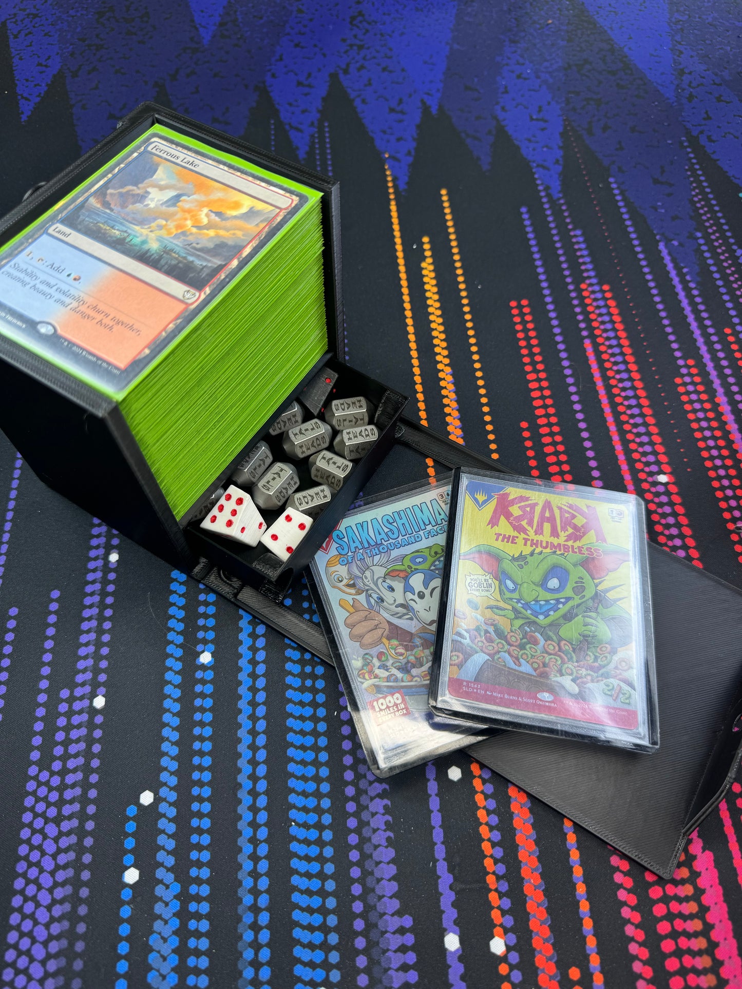 The Fold - Latching Unfolding Deck Box - Holds over 100 Triple Sleeved Cards!