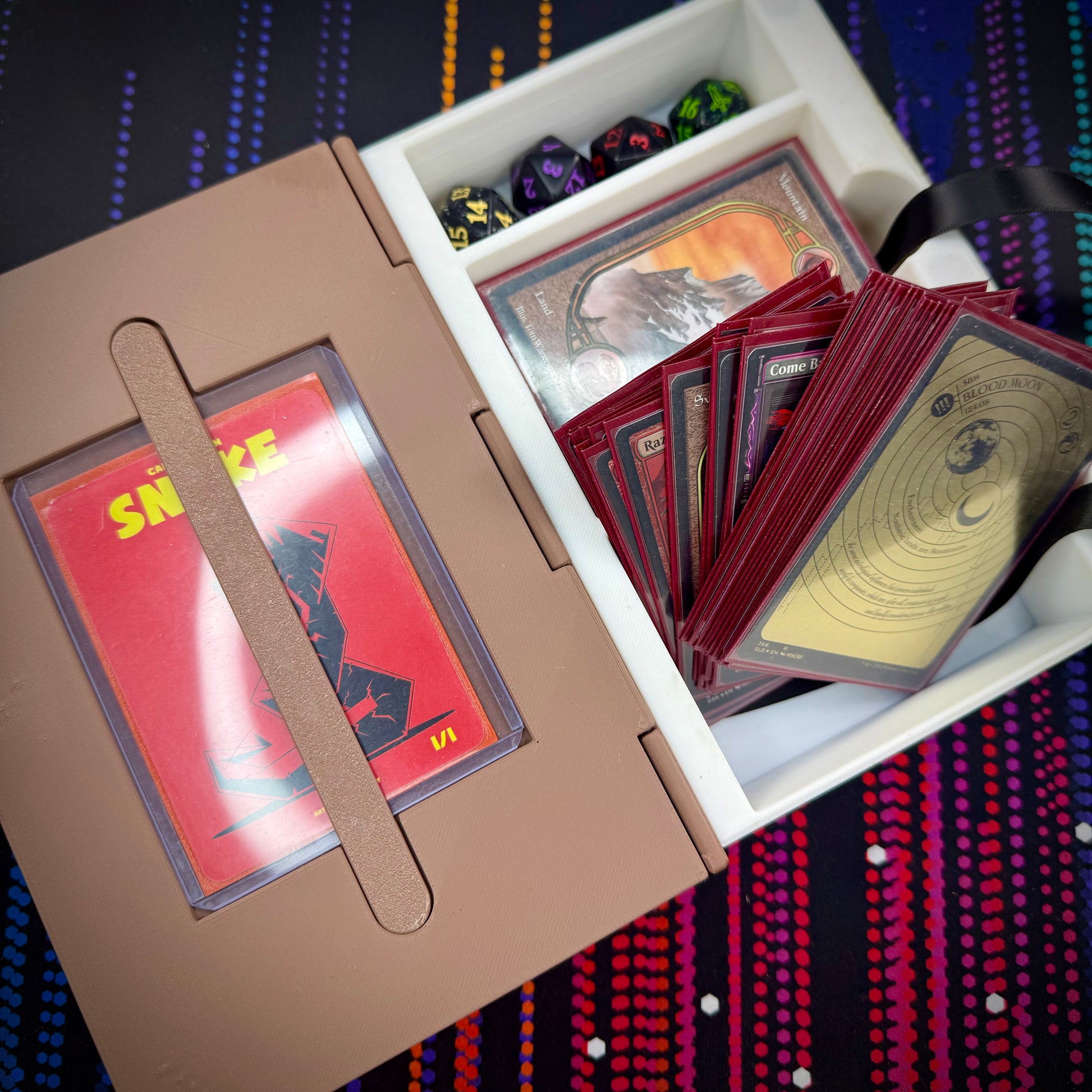 Deck Tome Lite - Commander Book Deck Box - Holds 100 Double Sleeved Cards! Deck Tome Lite - Commander Book Deck Box - Holds 100 Double Sleeved Cards!