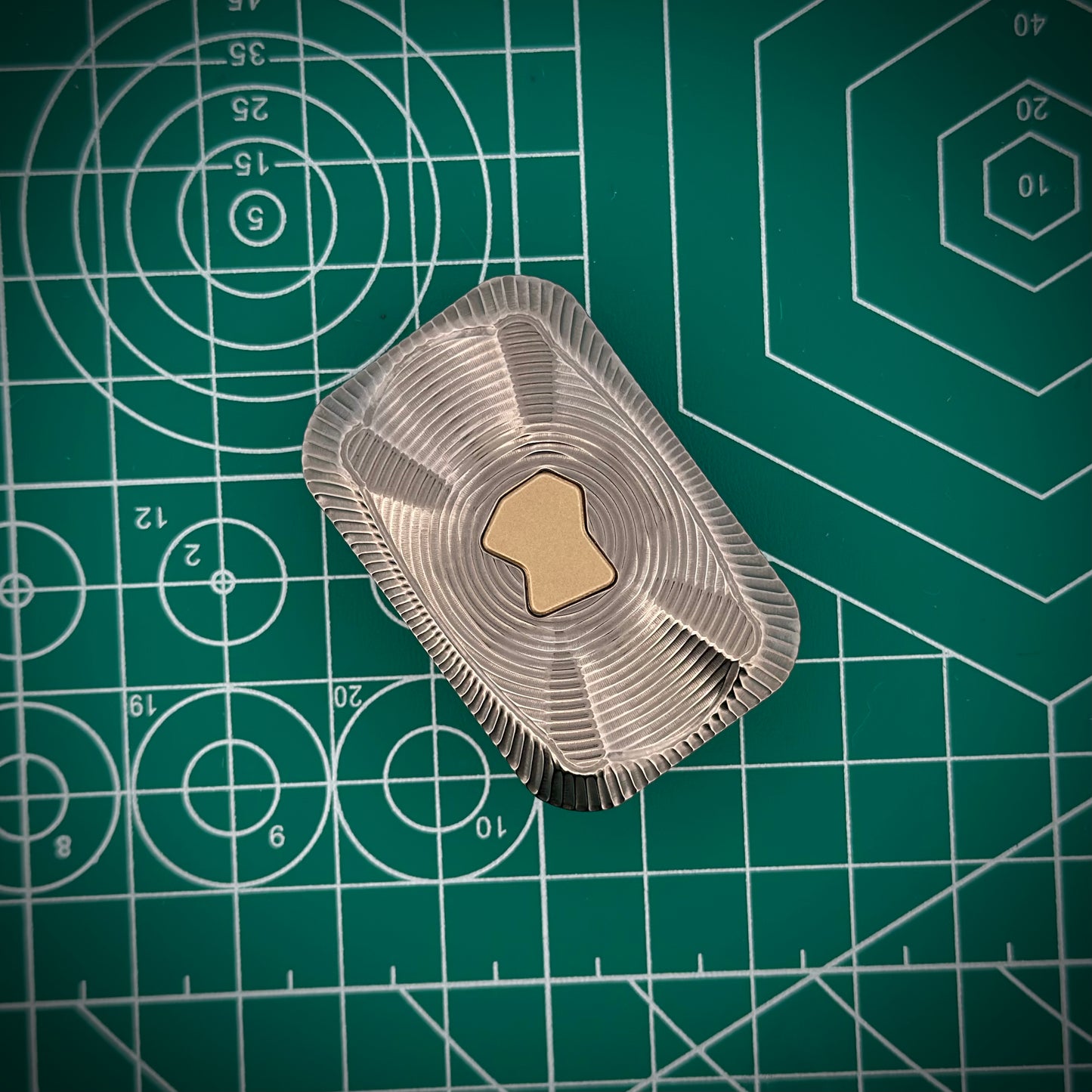 Titanium S.O.B² Slicc w/ Brass Didget and Pro Geo Stainless Steel Geo Plates