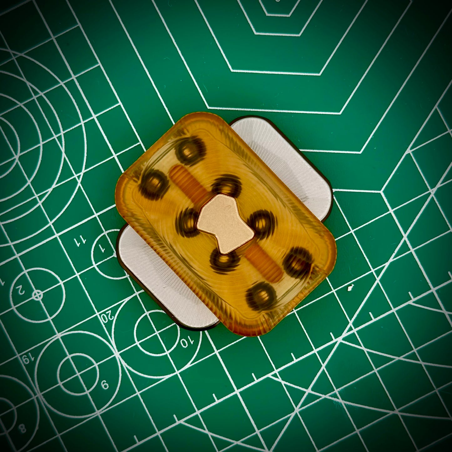 Ultem S.O.B² Slicc w/ Brass Didget and Pro Geo Stainless Steel Geo Plates