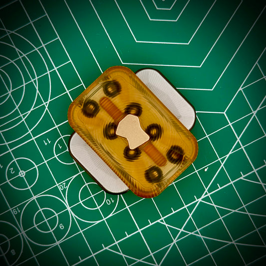 Ultem S.O.B² Slicc w/ Brass Didget and Pro Geo Stainless Steel Geo Plates