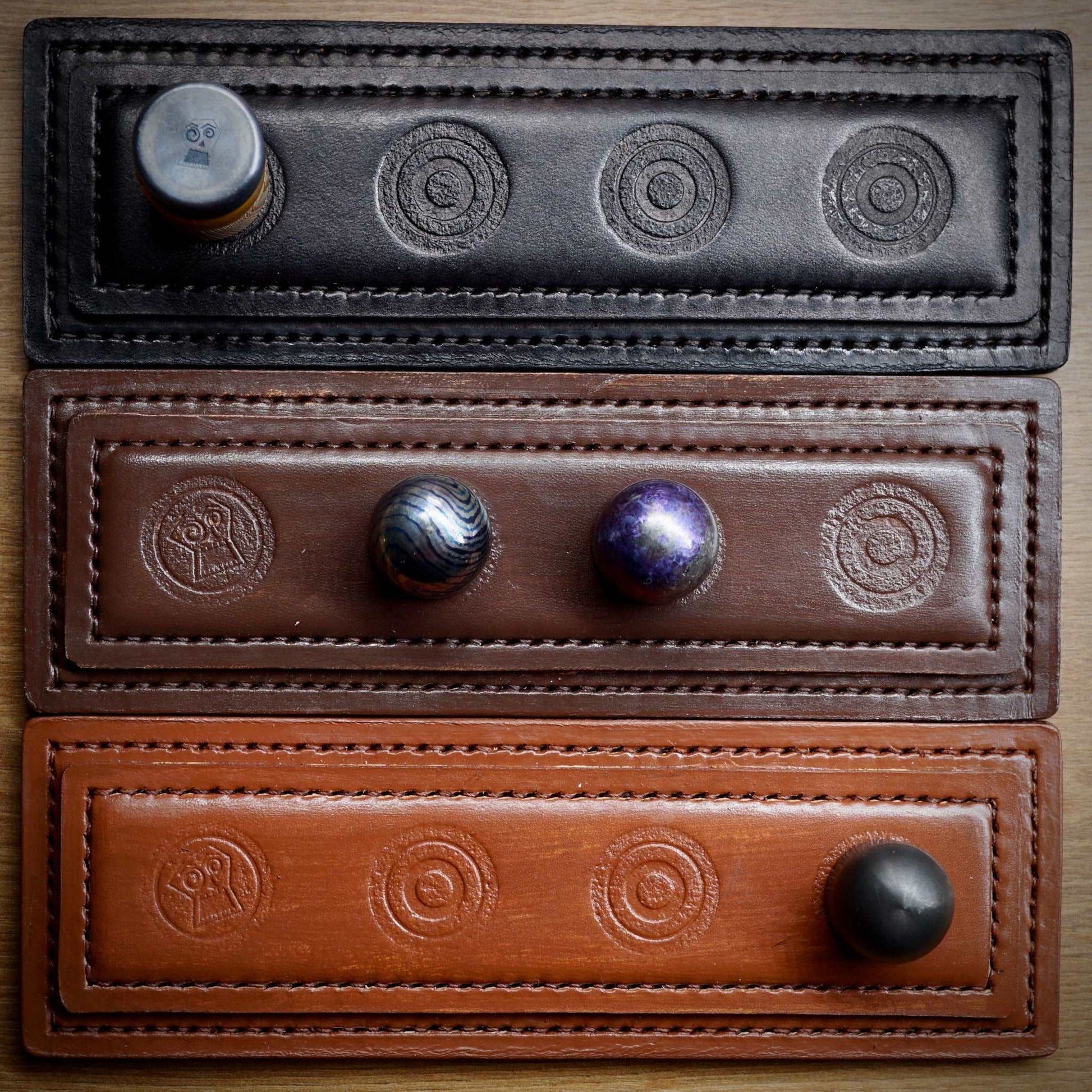 Chill Pill Leather Magnetic Stand